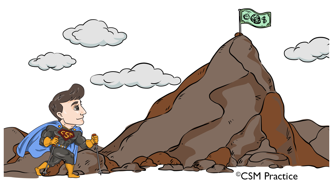 CSM Hero Climbing Mountain
