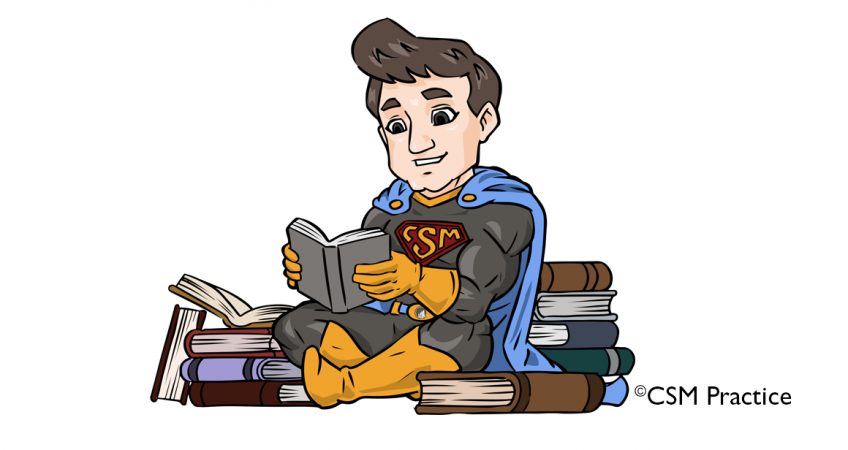 CSM Hero reading a book for Wordpress