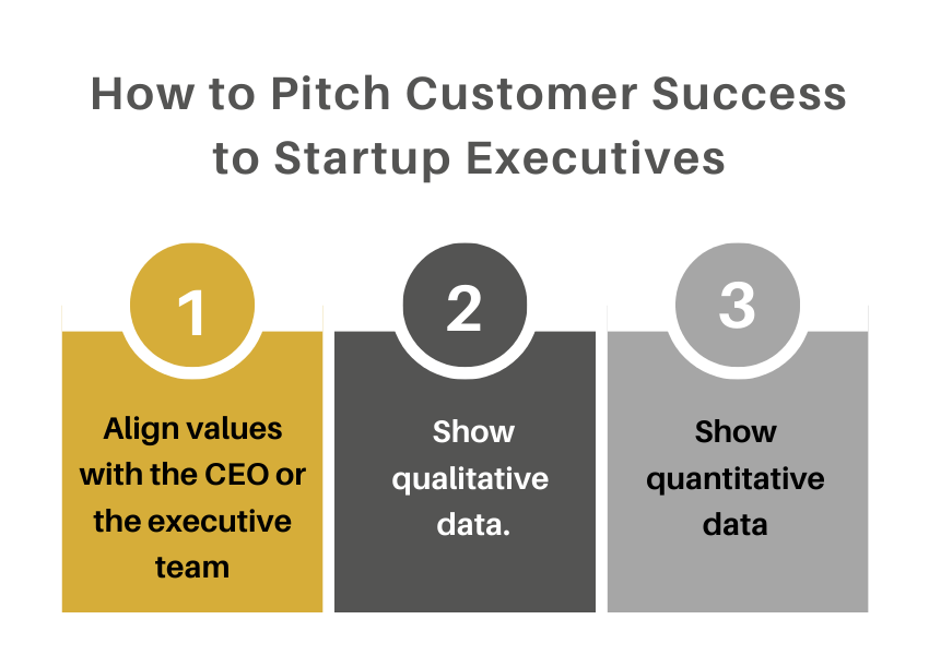 how to pitch customer success to startup executives