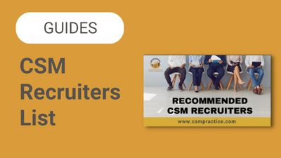 Recommended CSM Recruiters