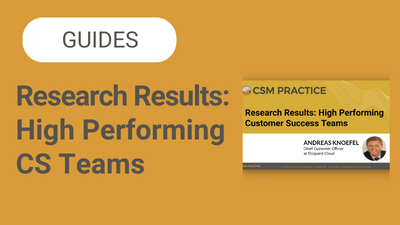 Research Results: How the Best-in-Class Customer Success Team achieve 28% higher NRR 