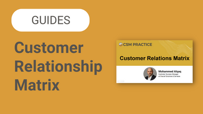 Customer Relationship Matrix