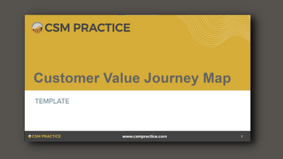 customer value journey map template