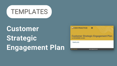 Customer Strategic Engagement Plan Template
